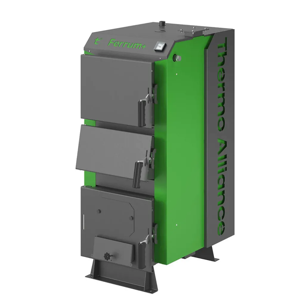Твердопаливний котел тривалого горіння Thermo Alliance Ferrum Plus V 4.0 FSF+ 26- Фото 1